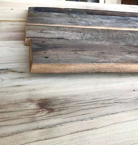 Pre-finished Reclaimed Wood Baseboard Trim, Rustic Baseboard Trim, Far –  Strong Oaks Woodshop
