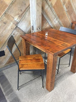 Dorm Essential, Reclaimed Wood Bar Stools With Back, Back To School Decor, Rustic Stools, Counter Stools, Counter Height Chairs With Back