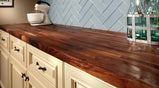 Walnut Butcher Block Countertop - Custom Butcher Block Island - Wooden Countertop For Kitchen Island