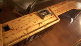 Heart Pine Custom Countertops, Kitchen Butcher Block Counter Top, Reclaimed Wood Countertop, Reclaimed Wood Plank Counters, Wood Countertops