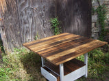 Reclaimed Wood Kitchen Island, Wood Island Base, Wood Butcher Block, Solid Wood Island, Storage Kitchen Table, Kitchen Table With Drawers