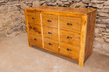 Pine Dresser, Reclaimed Wood Dresser, 9 Drawers Dresser, Reclaimed Dresser, The Bombay Dresser, Solid Pine Wood Furniture, Bohemian Dresser