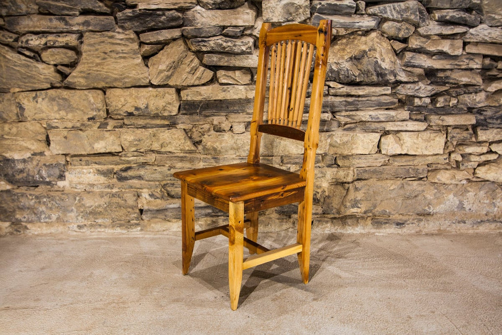 Reclaimed Antique Oak Rustic Spindle Back Chair