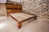 Lamplighter Reclaimed Wood Platform Bed King, Platform Bed California King, Platform Bed Queen, Bed Headboard With Frame, Oak Furniture