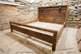Bed Frame, Reclaimed Wood Bed, Platform Bed With Headboard, Queen Bed Frame, Solid Wood Bed Frame Kind, Antique Oak Bed Frame Twin, Full Bed